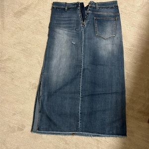 Buffalo Sabra Long Denim Skirt